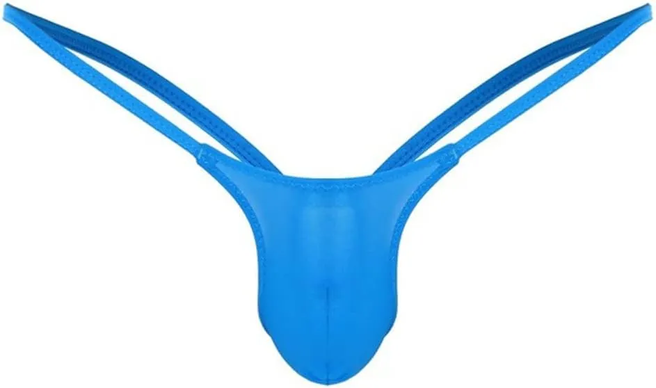 10 Pack Silky Bulge Pouch Briefs for Men Ice silk Low Rise Thong G-String Elephant Nose Sissy Underpants Underwear