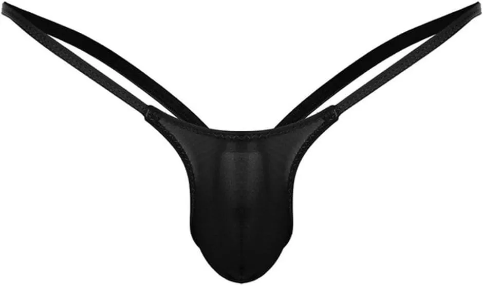 10 Pack Silky Bulge Pouch Briefs for Men Ice silk Low Rise Thong G-String Elephant Nose Sissy Underpants Underwear