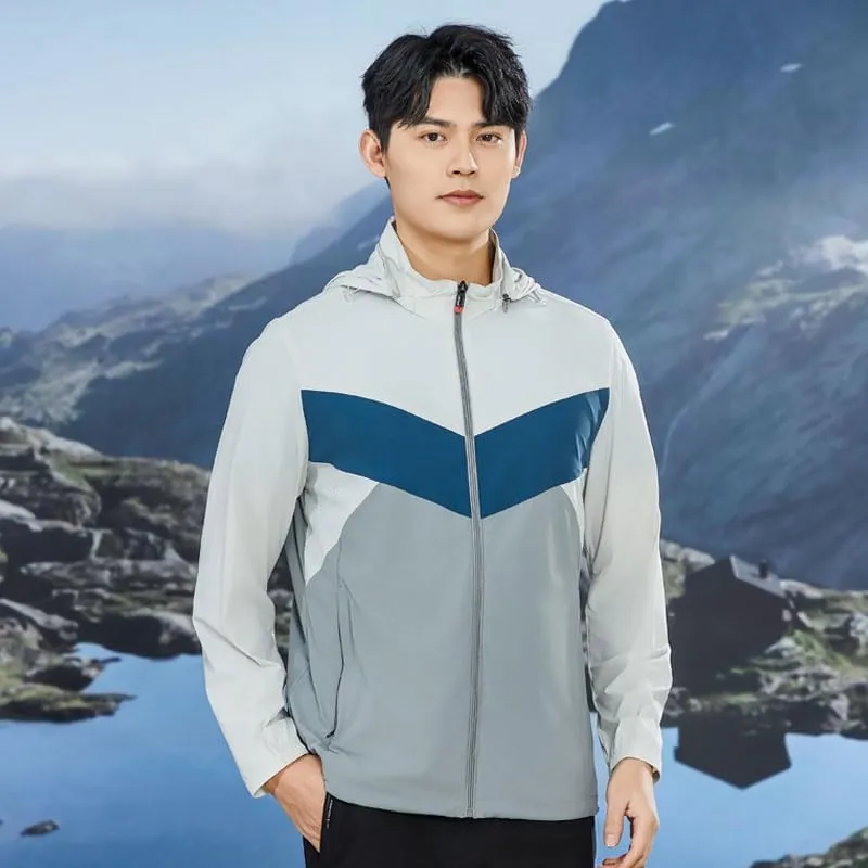 2025 New Men's Ice Silk Quick-Dry Sun Protection Shirt UPF50  UV-Resistant Fishing Jacket