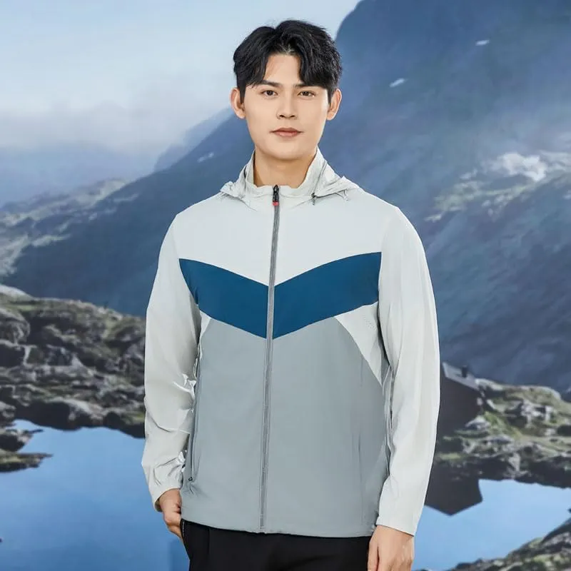2025 New Men's Ice Silk Quick-Dry Sun Protection Shirt UPF50  UV-Resistant Fishing Jacket