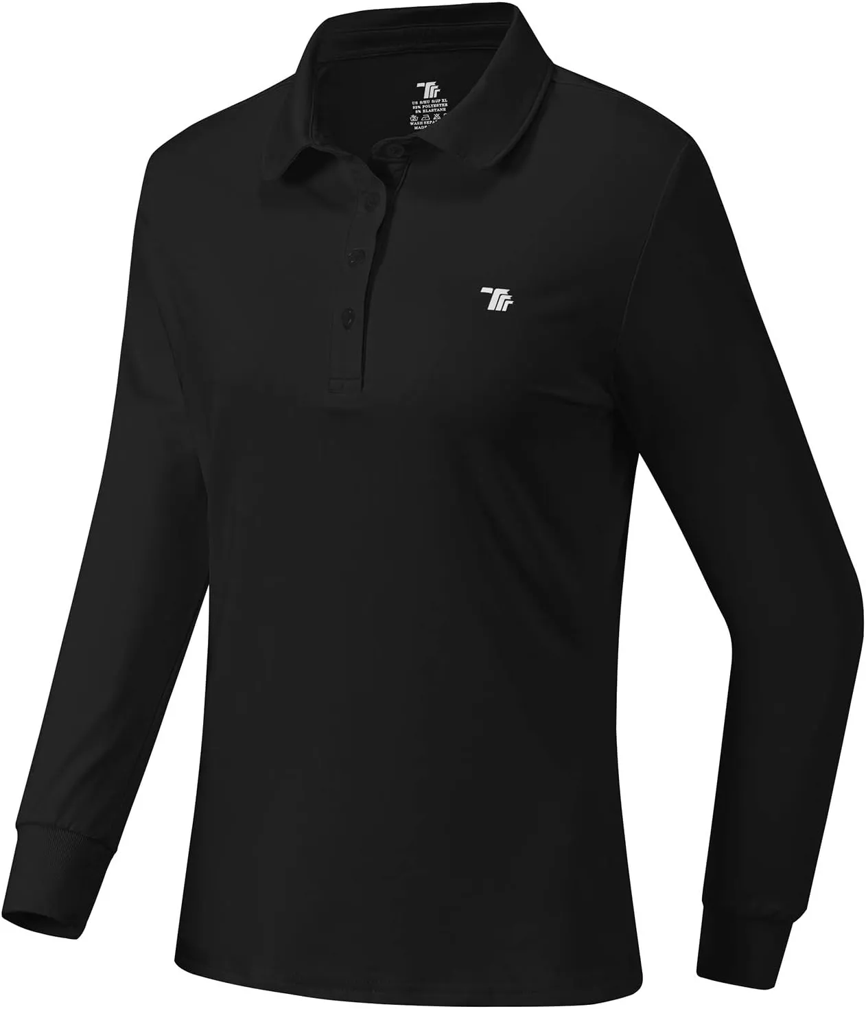 AIRIKE Golf Polo Shirts for Women Long Sleeve Colourful Quick-Dry Workwear & Activewear-Womens Athletic Apparel