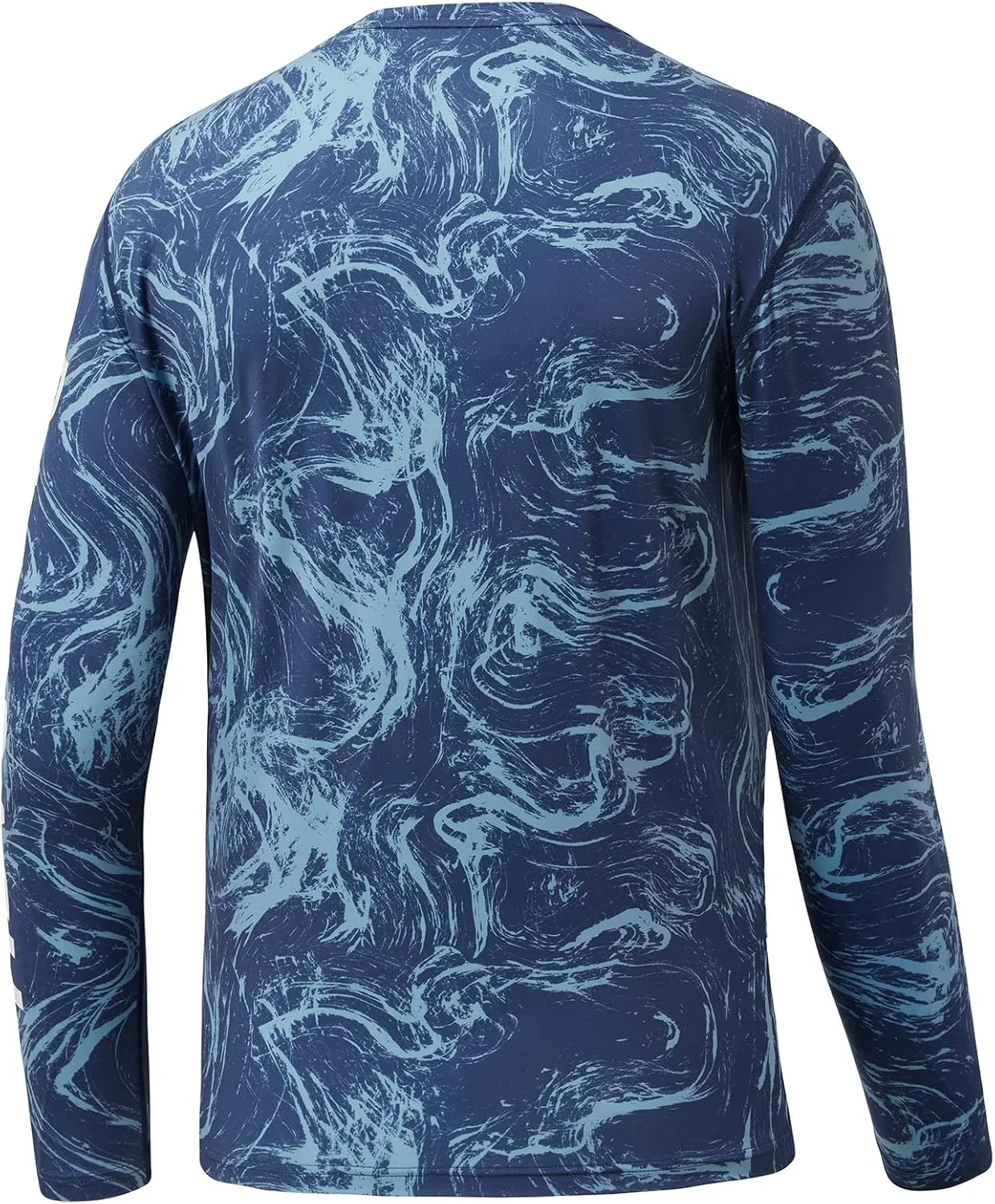 BASSDASH Mens UPF 50  Camo Long Sleeve Shirts Quick Dry Lightweight Performance Shirt for Outdoors Fishing Hiking