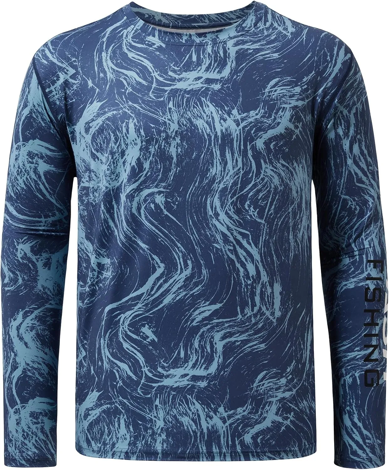 BASSDASH Mens UPF 50  Camo Long Sleeve Shirts Quick Dry Lightweight Performance Shirt for Outdoors Fishing Hiking