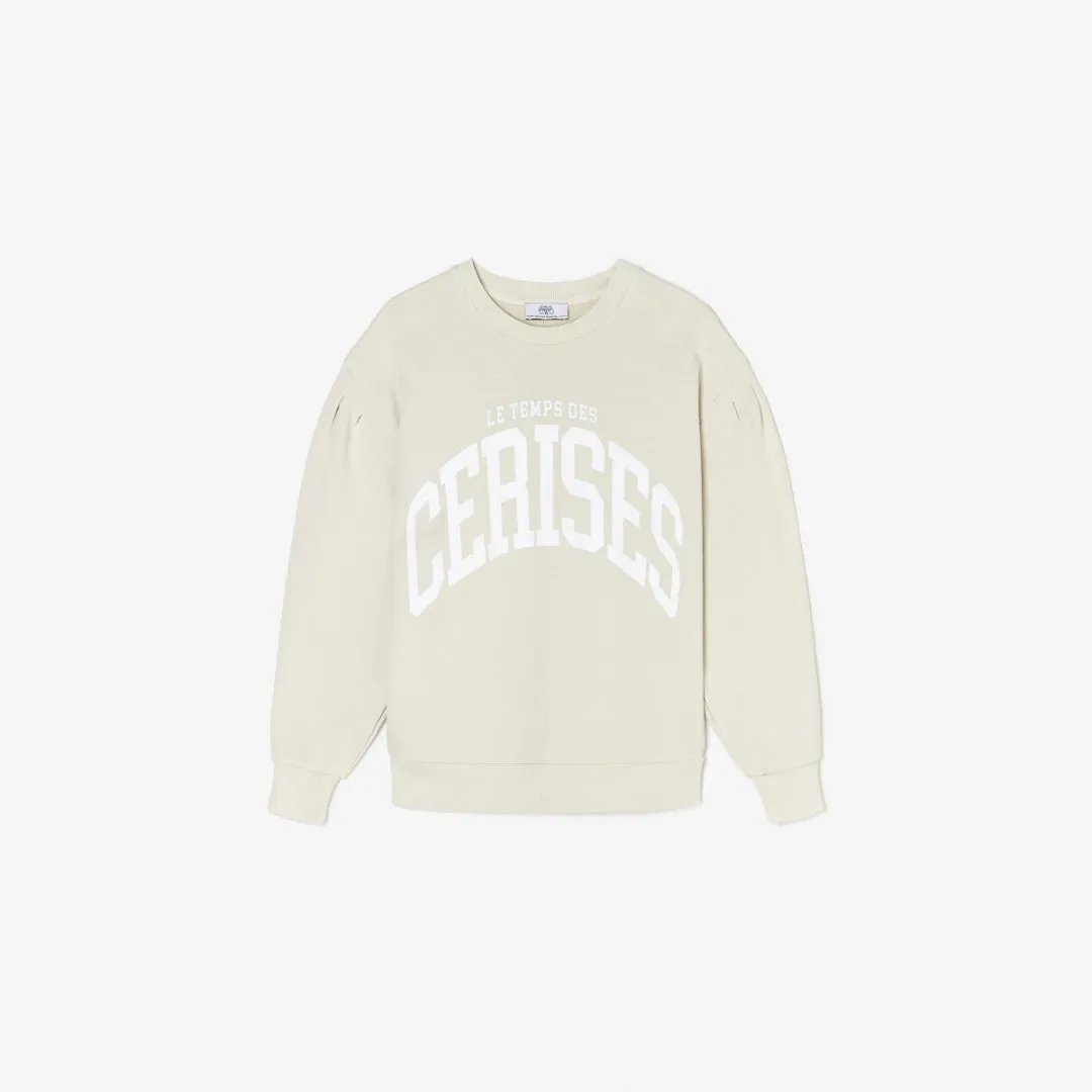 Beige Gypsoph Printed Sweatshirt