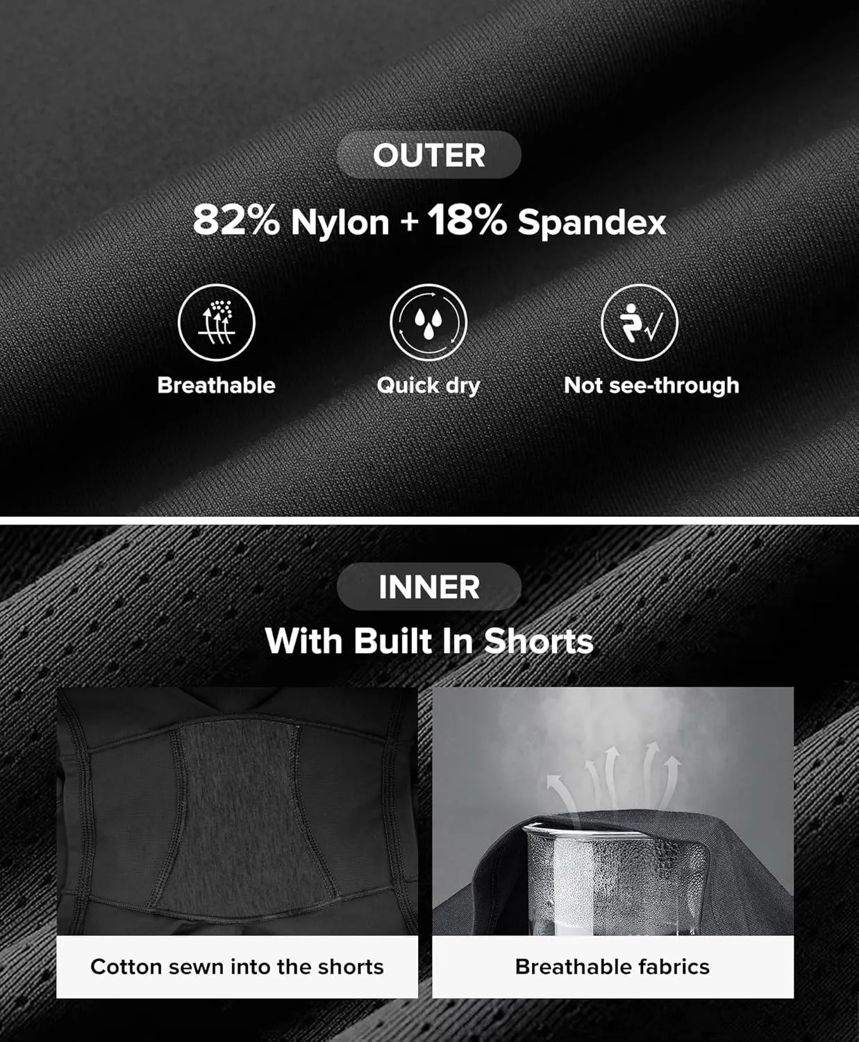 BRXL Womens Built-in Pull Down Shorts and Bra Tennis Dress UPF 50  Adjustable Straps Athletic Golf Workout Active