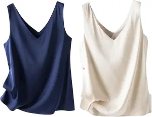 Camisoles for Women Sleeveless Vest Blouses Business Casual Tops for Women