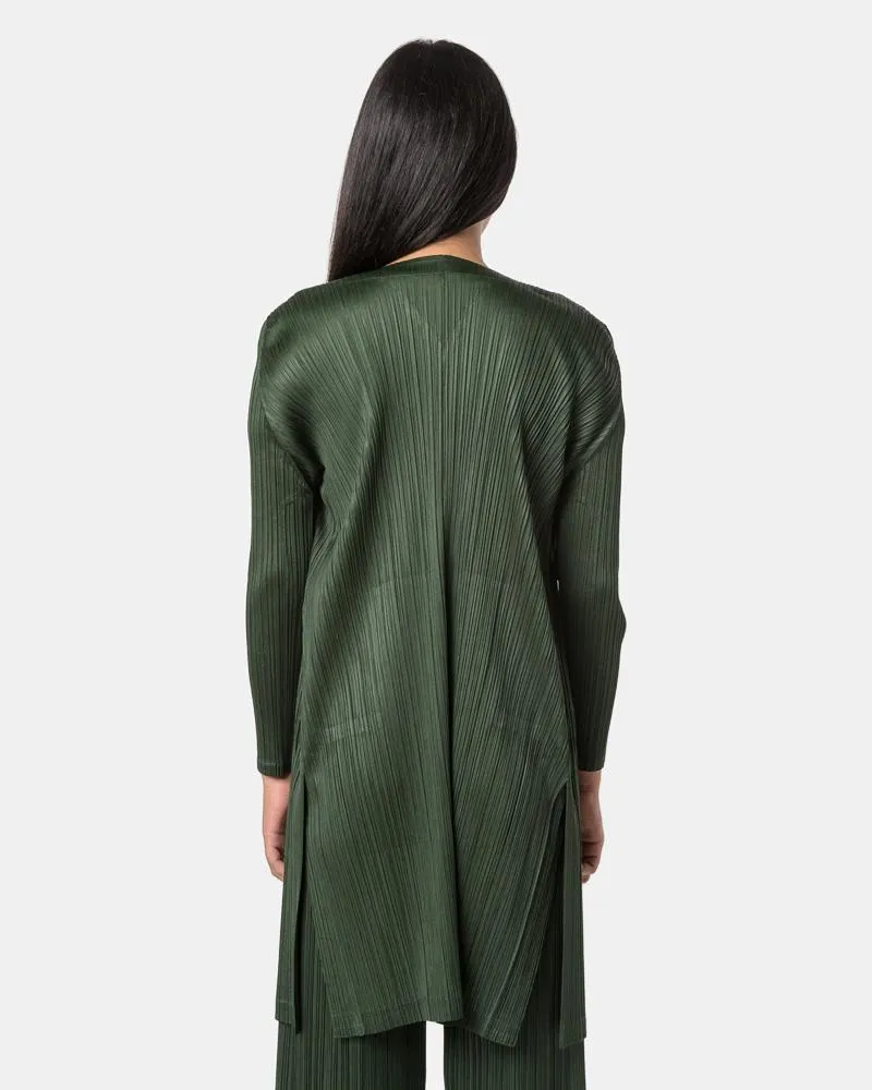 Cardigan Dress in Forest