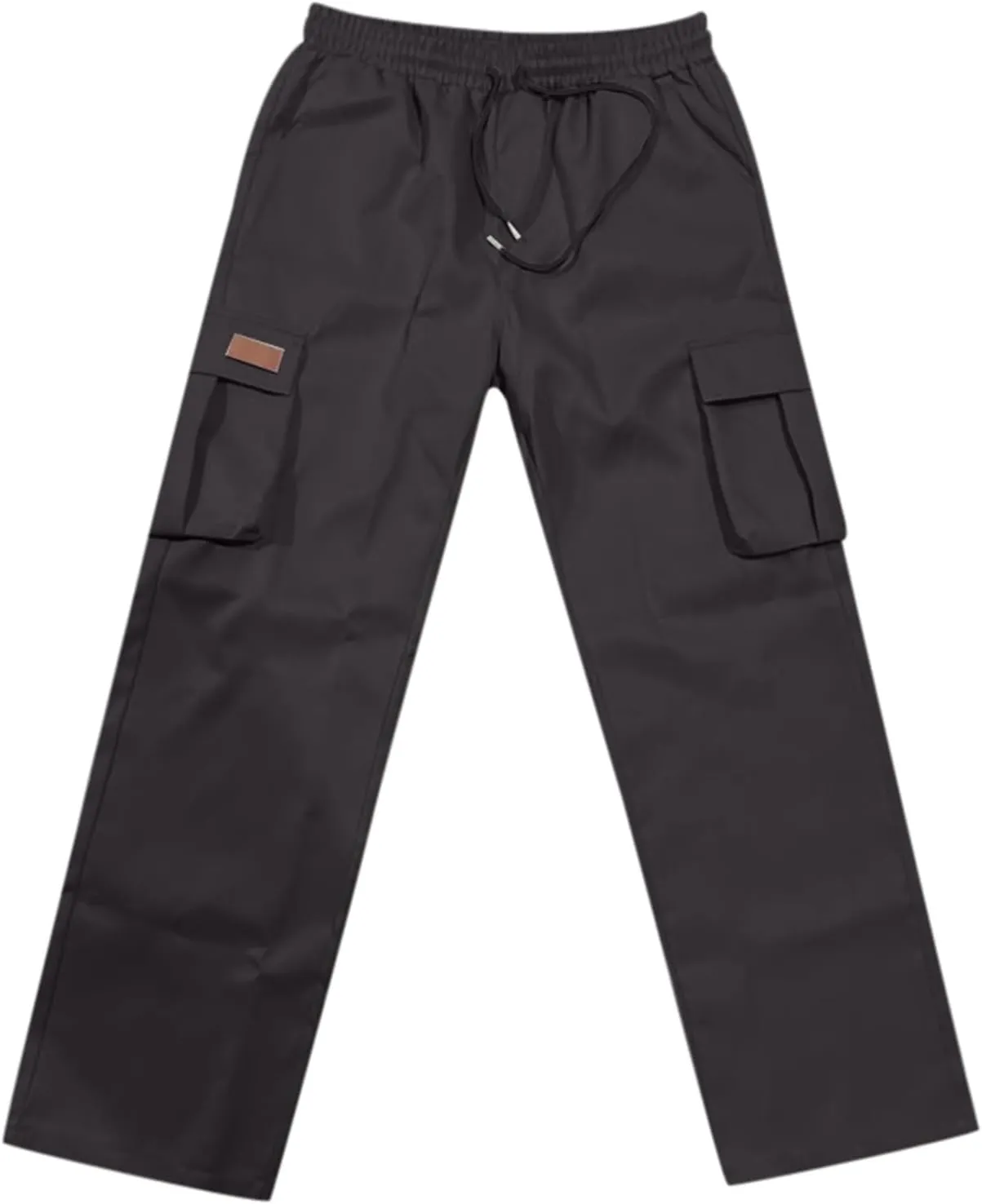 Cargo Pants for Men Big and Tall Loose Fit Straight Cargo Sweatpants Elastic Waist Drawstring Lightweight Atheltic Joggers