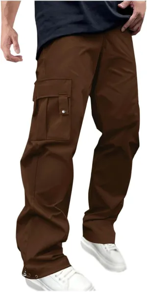 Cargo Pants for Men Slim Fit Lightweight Casual Summer Pants Comfy Street Fashion Outfits with Multi Pockets