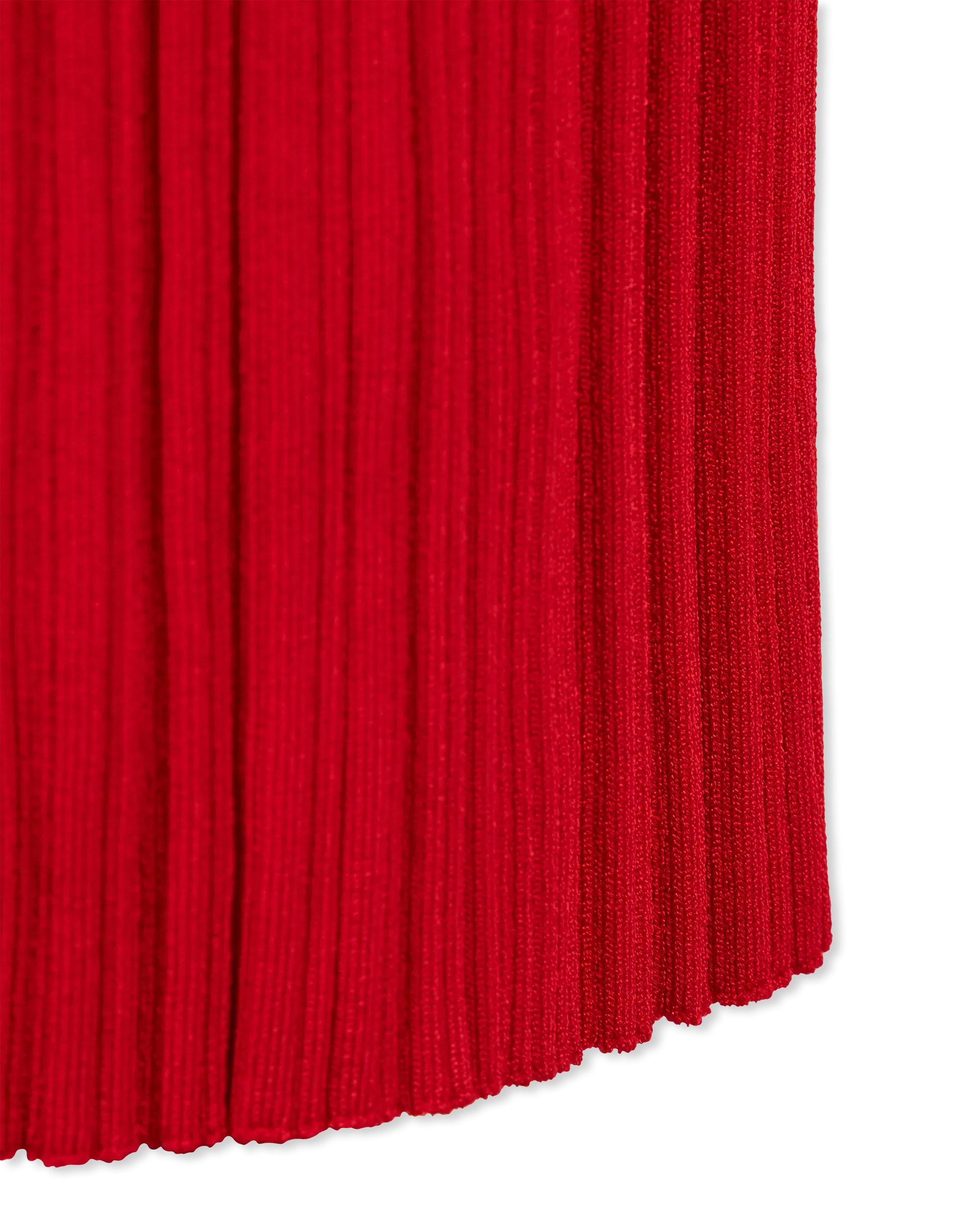 Criss Cross Pleated Knit Maxi Dress