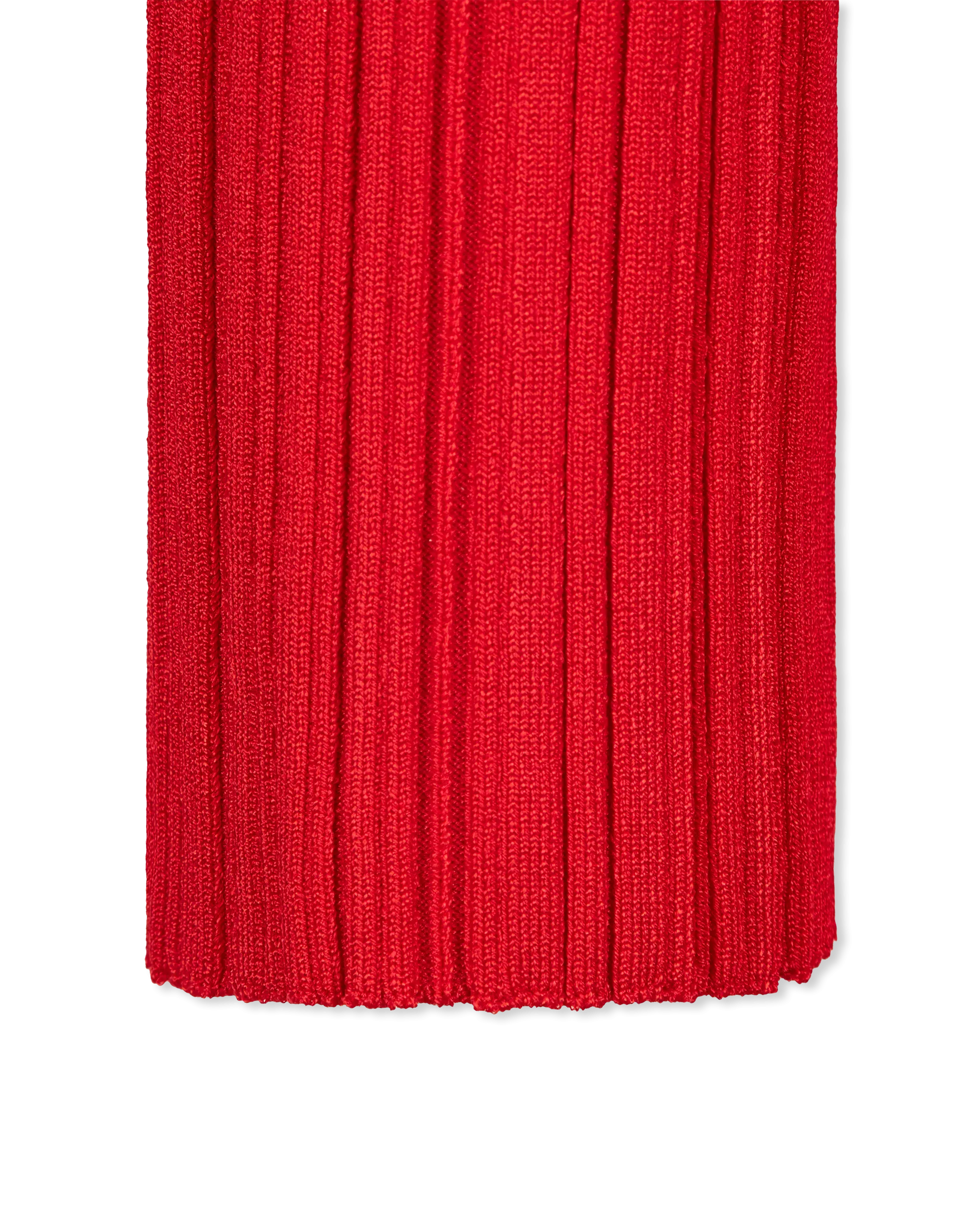 Criss Cross Pleated Knit Maxi Dress