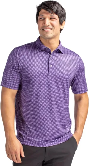 Cutter & Buck Pike Banner Print Stretch Men's Polo
