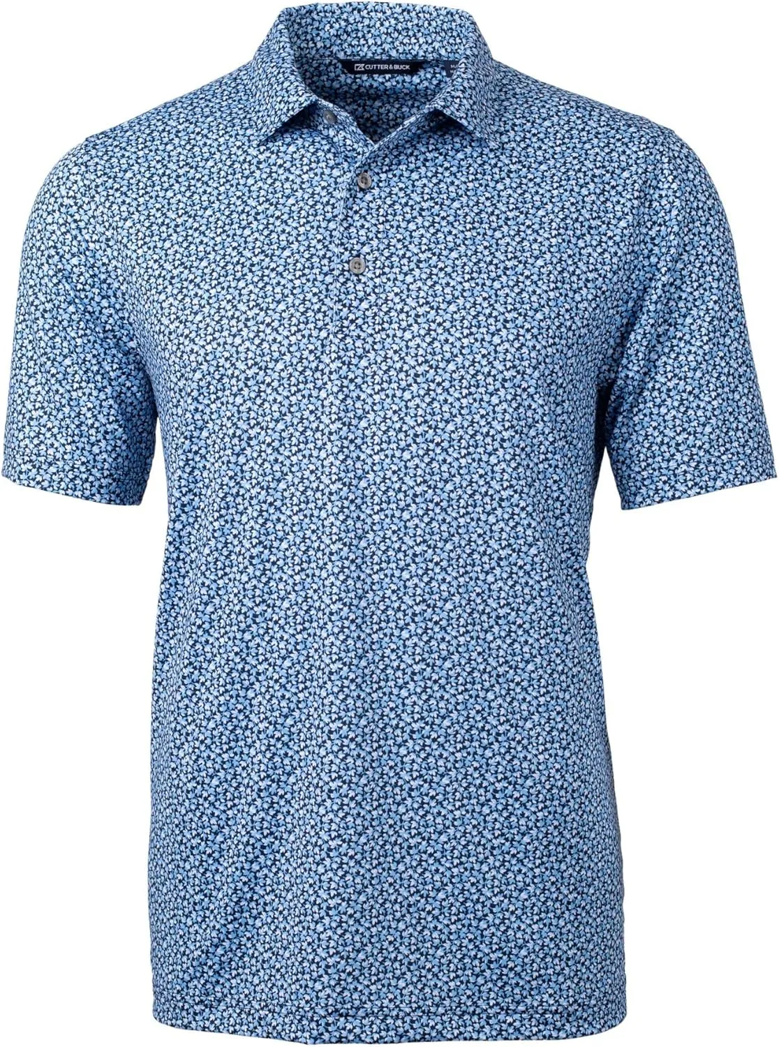 Cutter & Buck Pike Magnolia Print Stretch Men's Polo