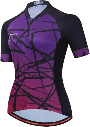 Cycling Jersey Women Summer Bike Shirts Road Bike Jackets Short Sleeve MTB Jersey Quick Dry