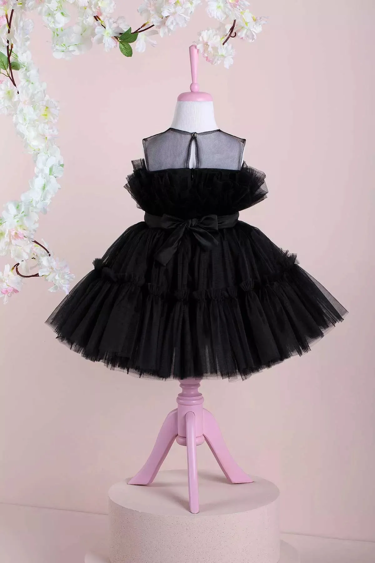 Diana Black Party Dress