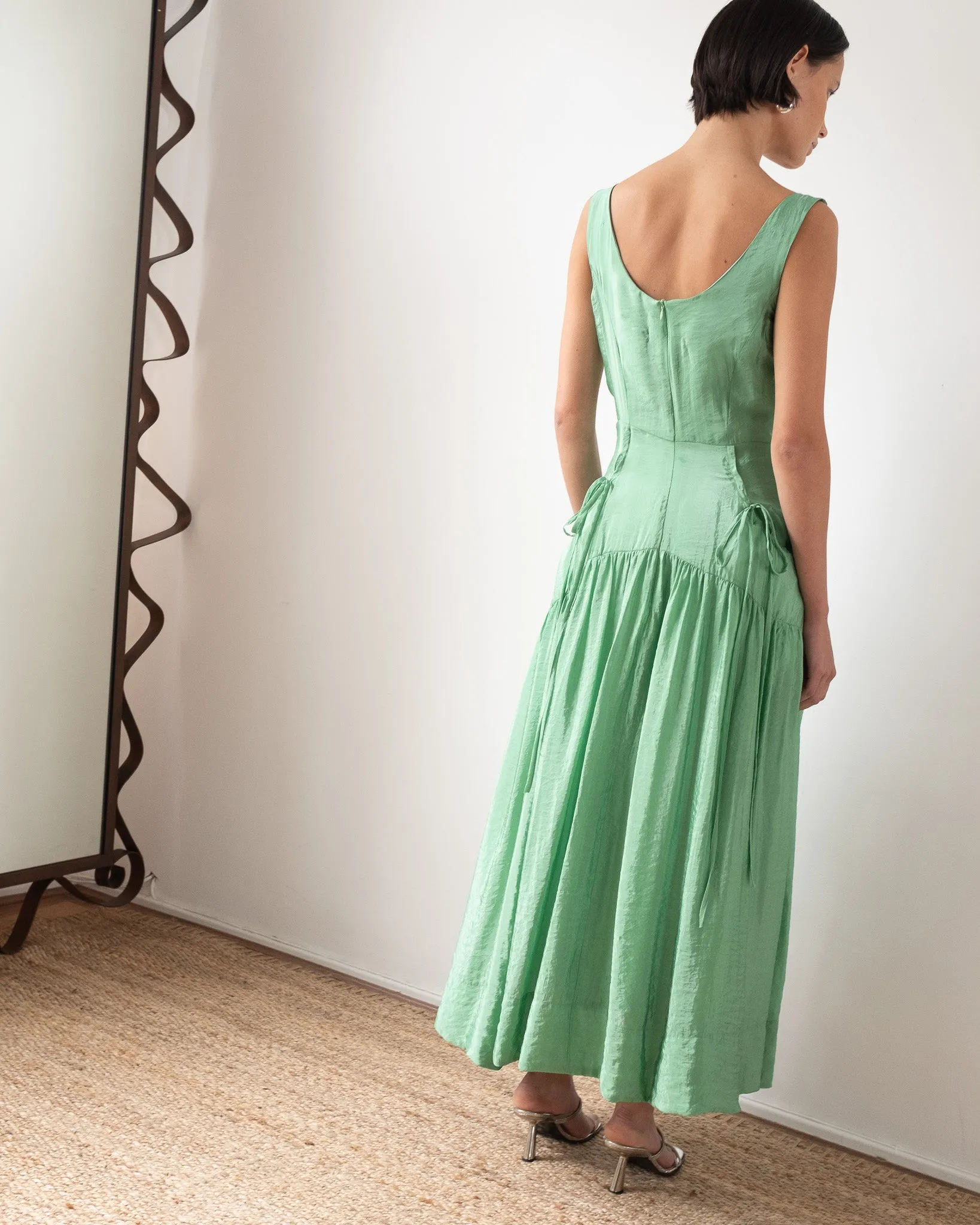 Erica Dress Viscose Blend Jade