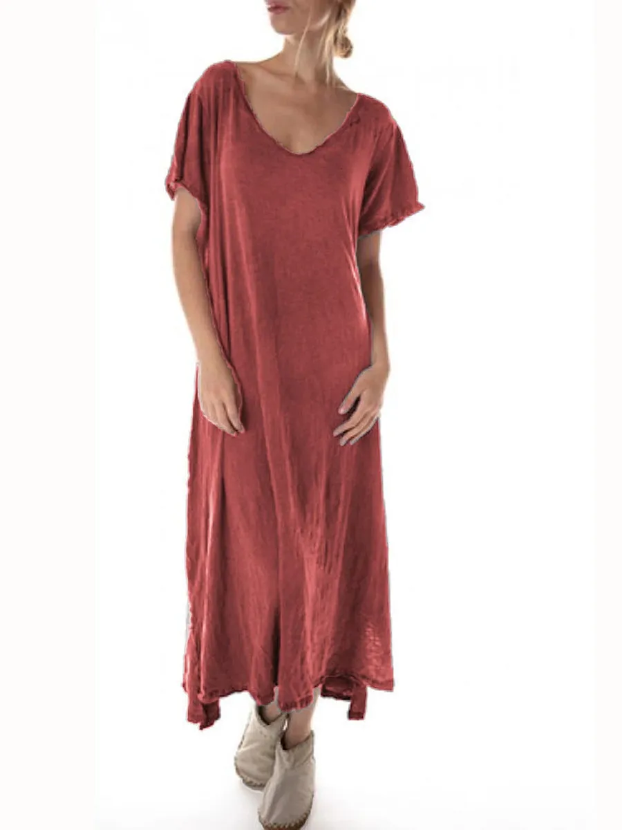 Fashion Casual Short Sleeve Dresses