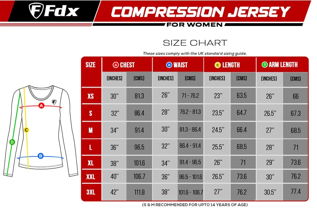 Fdx Monarch Purple Women's Base Layer Long Sleeve Compression Top