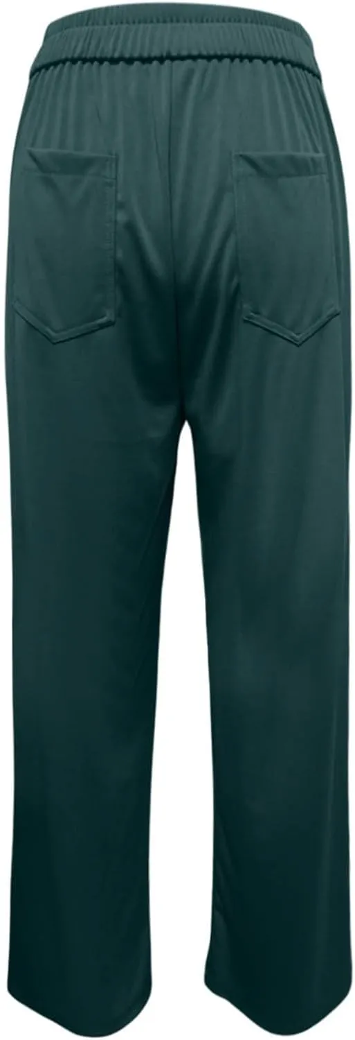 Flexipants - Women's Casual High Waist Stretch Pants, Flexi Pants for Women, Straight Leg Flexi Pants Women