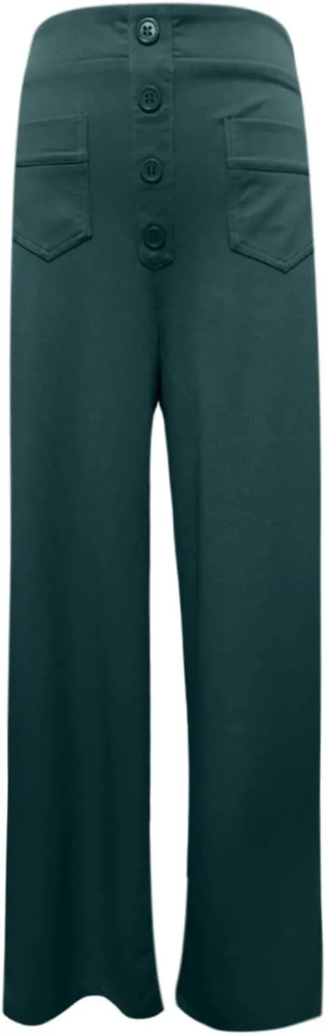 Flexipants - Women's Casual High Waist Stretch Pants, Flexi Pants for Women, Straight Leg Flexi Pants Women