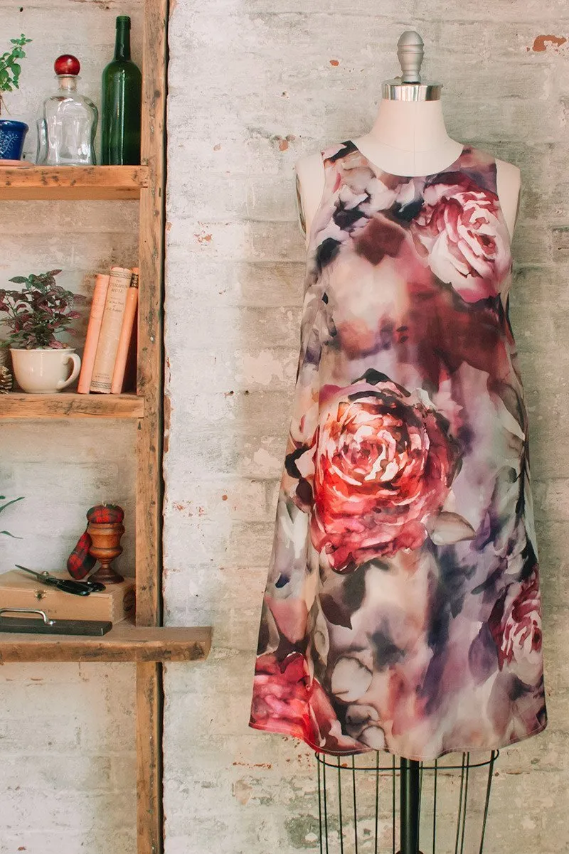 Françoise - silk floral a-line dress