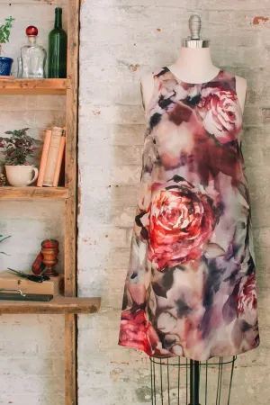 Françoise - silk floral a-line dress