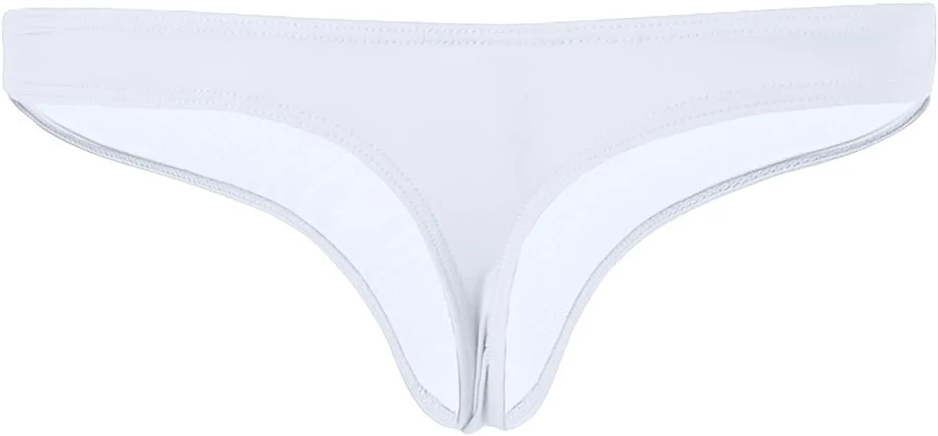 G-String Men's T-Back Briefs Panty Leather Thongs Sexy Bulge Pouch Underwear Naughty Lingerie Erotic Roleplay Trunks