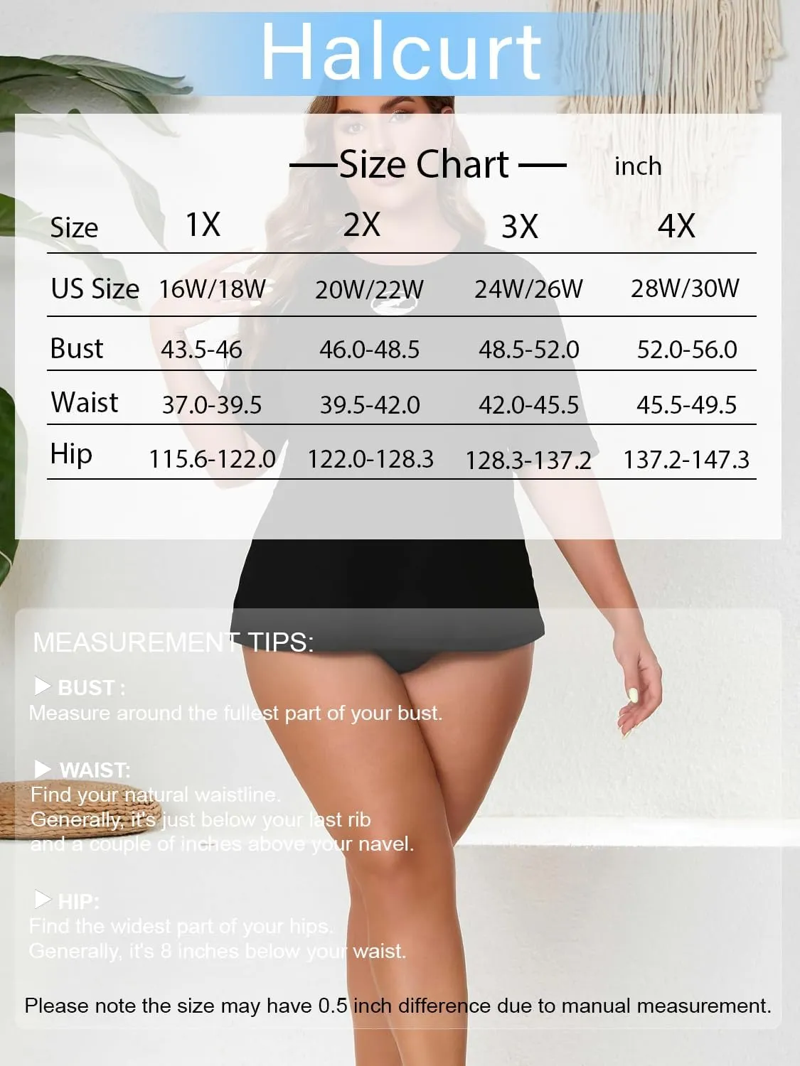 Halcurt Women's Plus Size Short Sleeve Rash Guard with Built in Bra Swim Shirt UPF50  Quick Dry Swimsuit Top