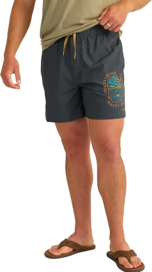 HUK Men's Pursuit Volley Pattern, Quick-Dry Shorts