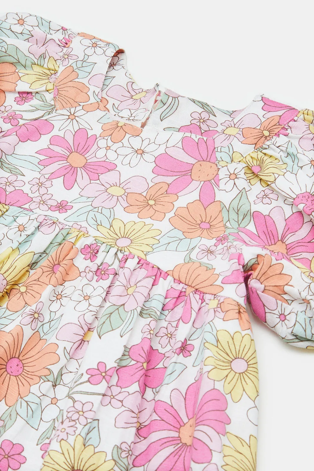 Infant Girls Assorted Floral Print Dress