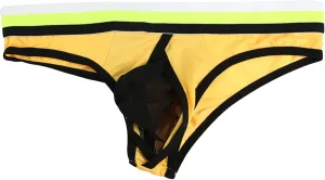 JEShifangjiusu Men'S See Through Fishnet Bikini Briefs Low Rise Panties Underwear Sexy G-String Thong Panty Lingerie
