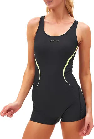 karrack Womens Swimsuit Sport One Piece Bathing Suit for Women Athletic Swimsuits Modest Swimwear Training