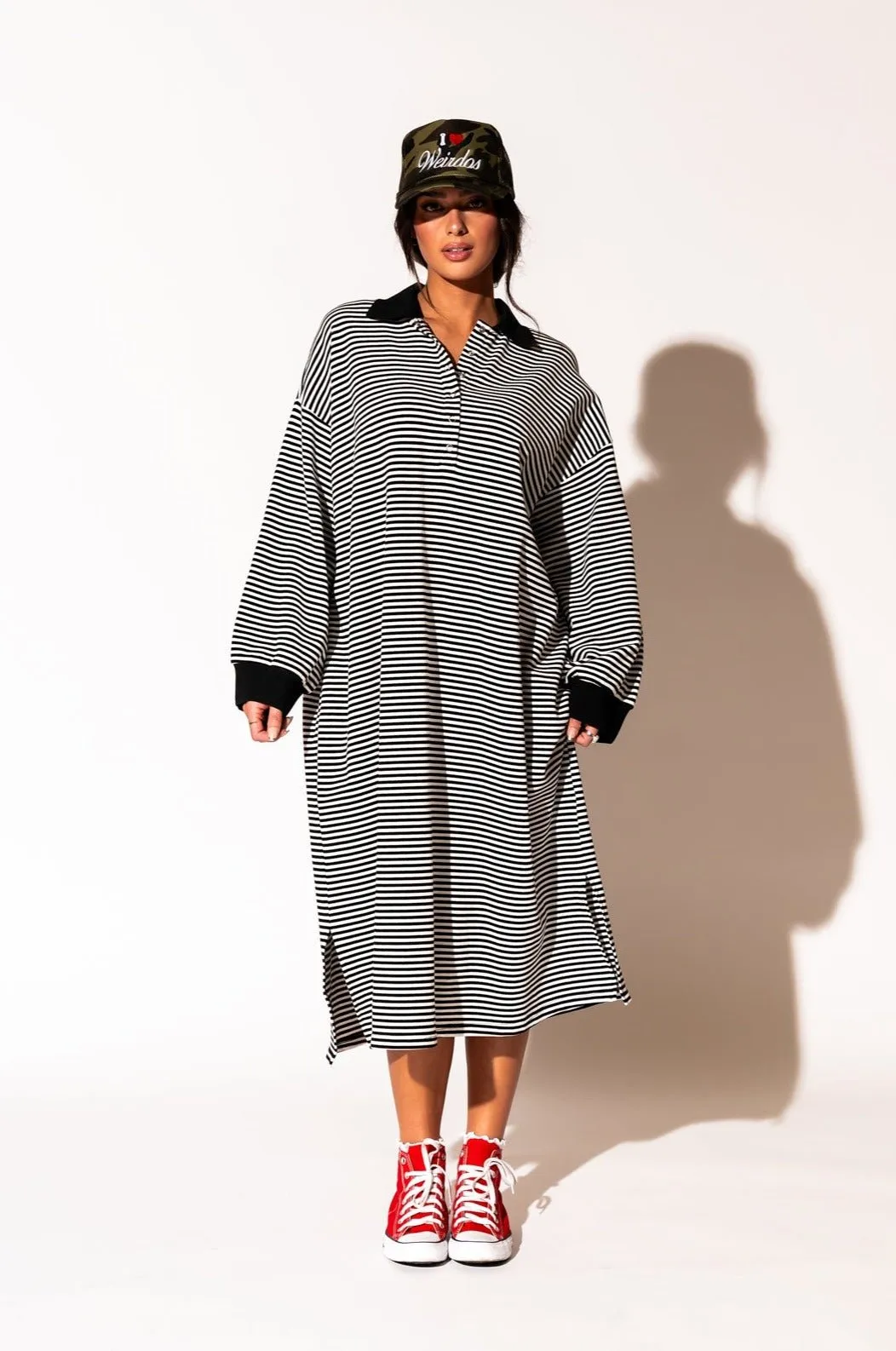 Lalaland University Oversized Polo Dress