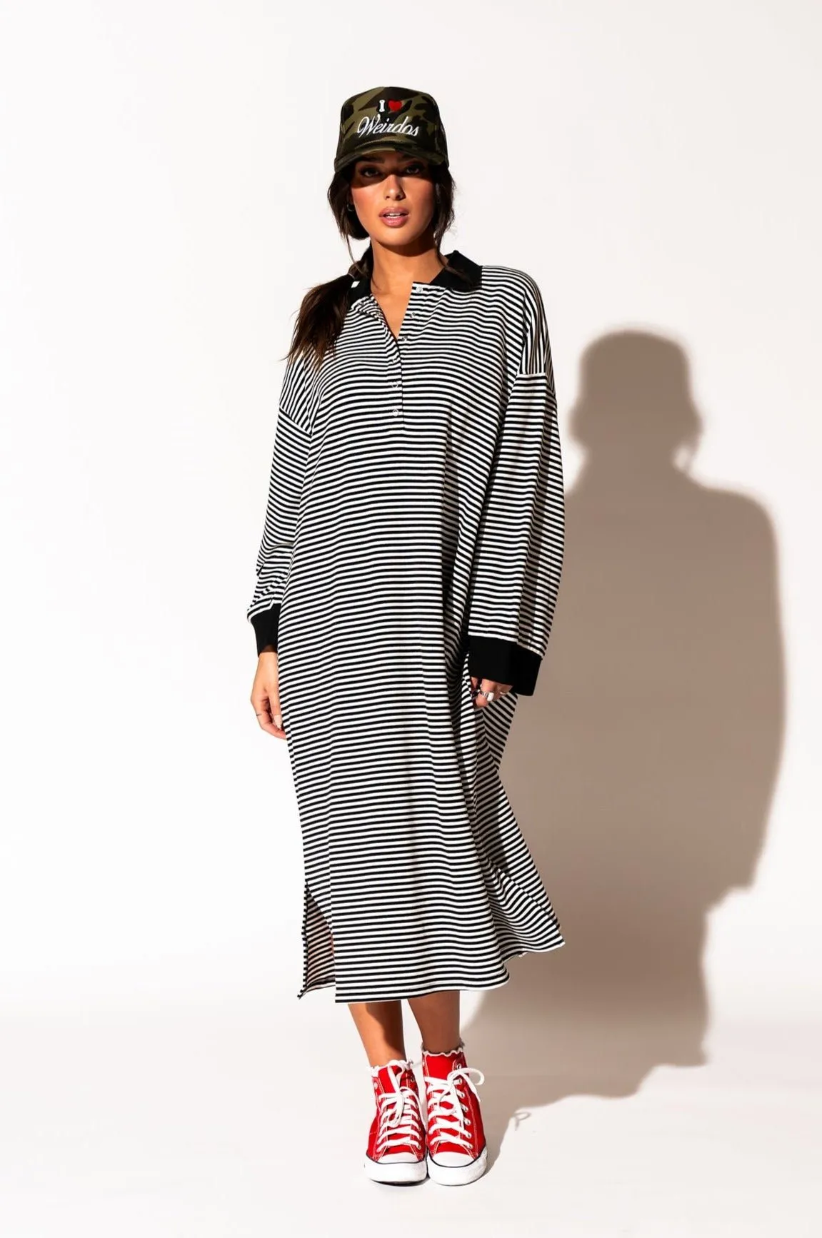Lalaland University Oversized Polo Dress