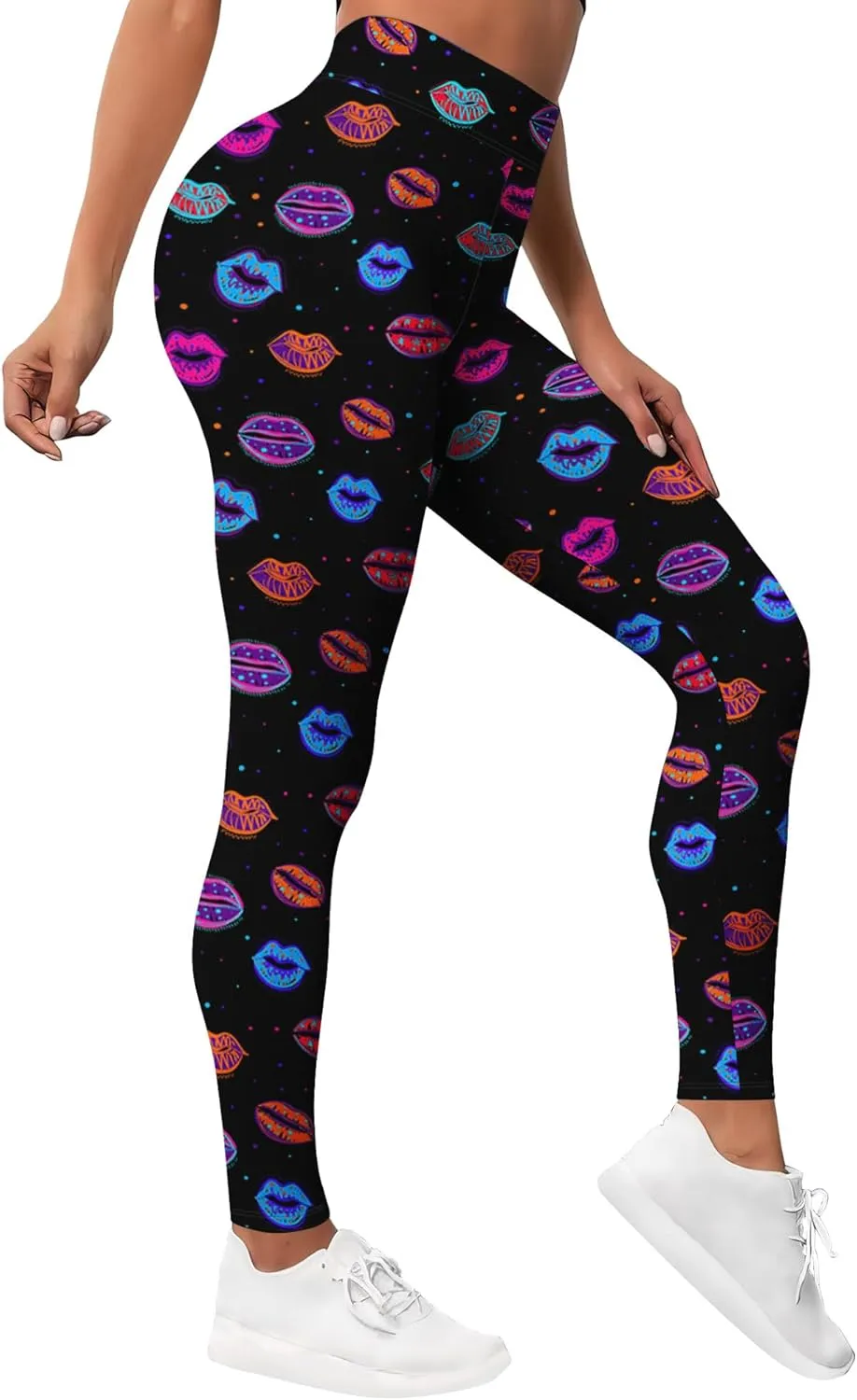 Leggings for Women Funny Printed Gym Womens Yoga Pants Floral Legging Athletic Print Pant