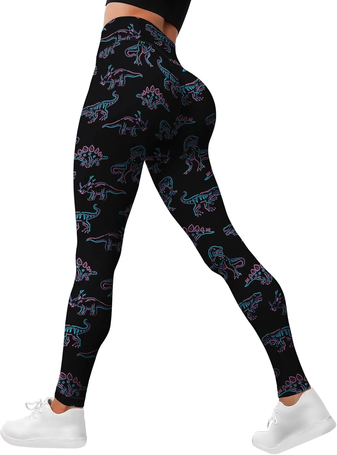 Leggings for Women Workout Funny Printed Gym Athletic Womens Yoga Pants High Waisted Activewear Legging Pants