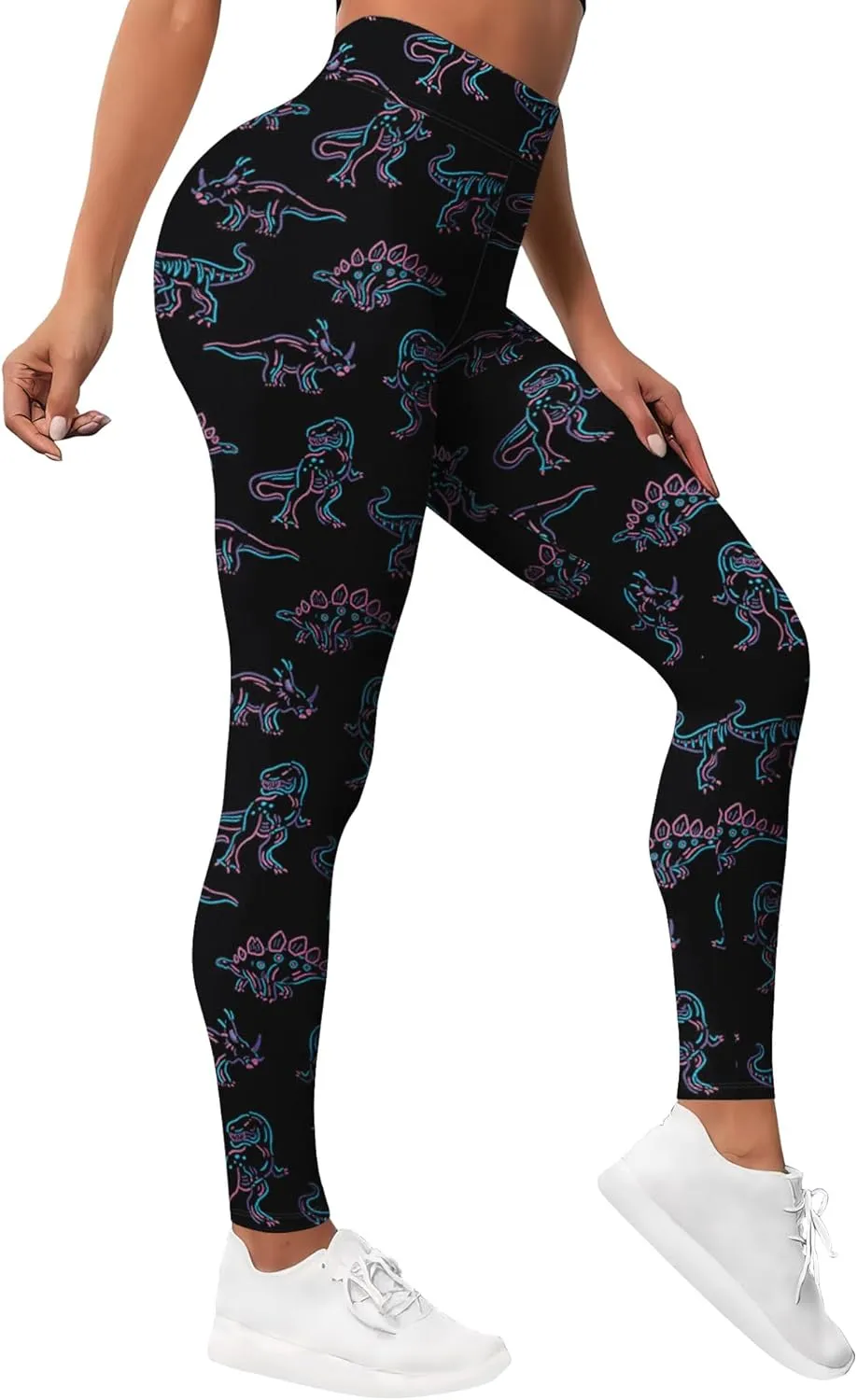 Leggings for Women Workout Funny Printed Gym Athletic Womens Yoga Pants High Waisted Activewear Legging Pants