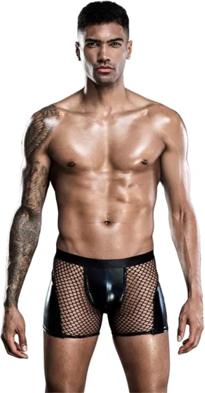 Lingerie For Men Sexy Outfits Men's Wild Imitation Leather Shorts Custom Underwear Boxer Briefs