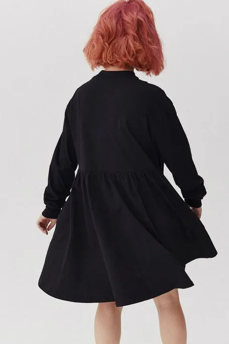 Long Sleeve Sally Dress - Black