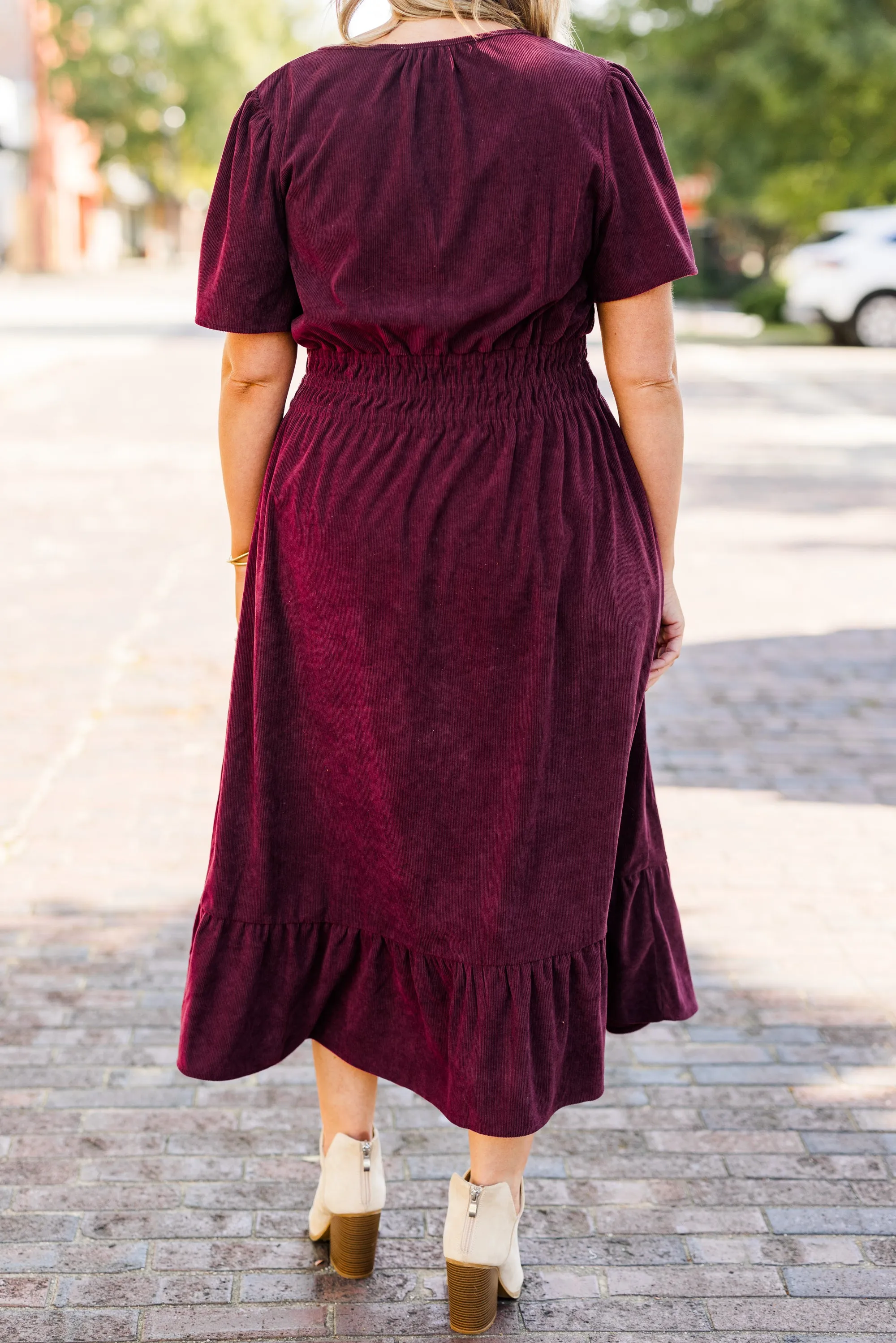 Lost In Time Dress, Plum