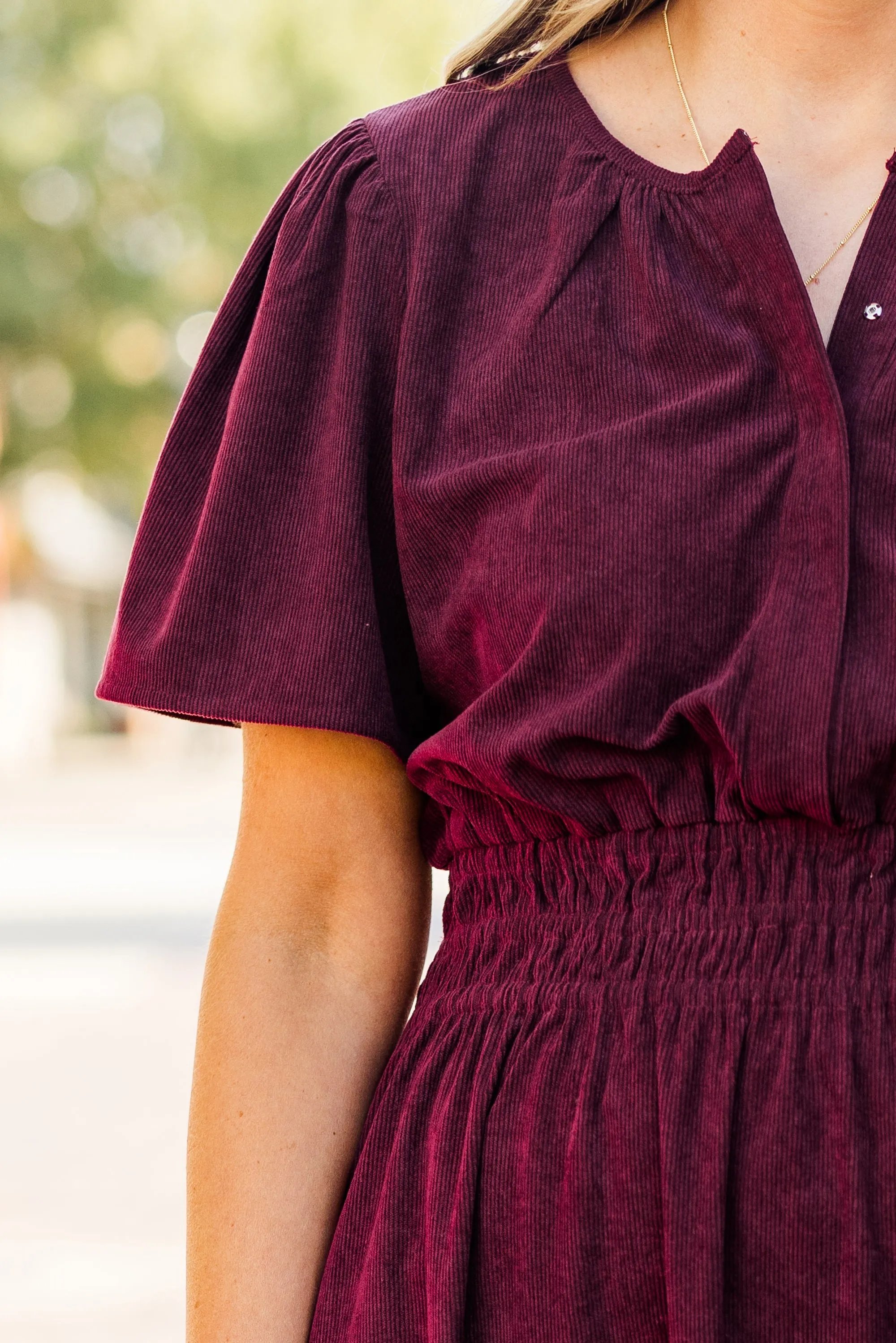 Lost In Time Dress, Plum