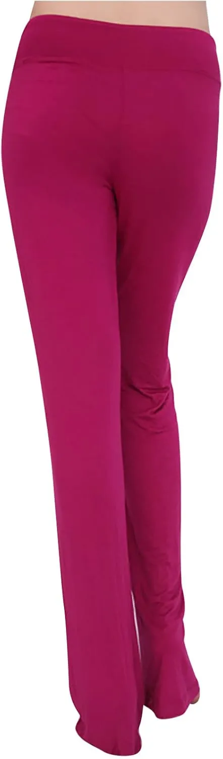 LRMQS Womens Wide Leg Yoga Leggings Drawstring Elastic High Waist Gym Sports Tights Pant Workout Casual Loose Trousers