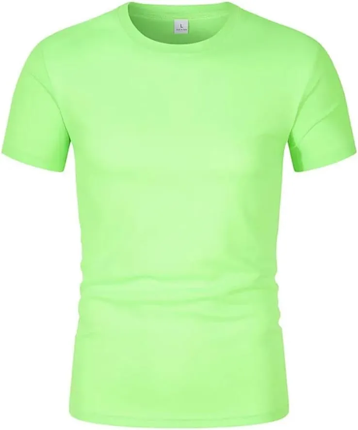 Men Short Sleeve T Shirts Breathable Quick Dry Sport Fitness Casual T Shirt