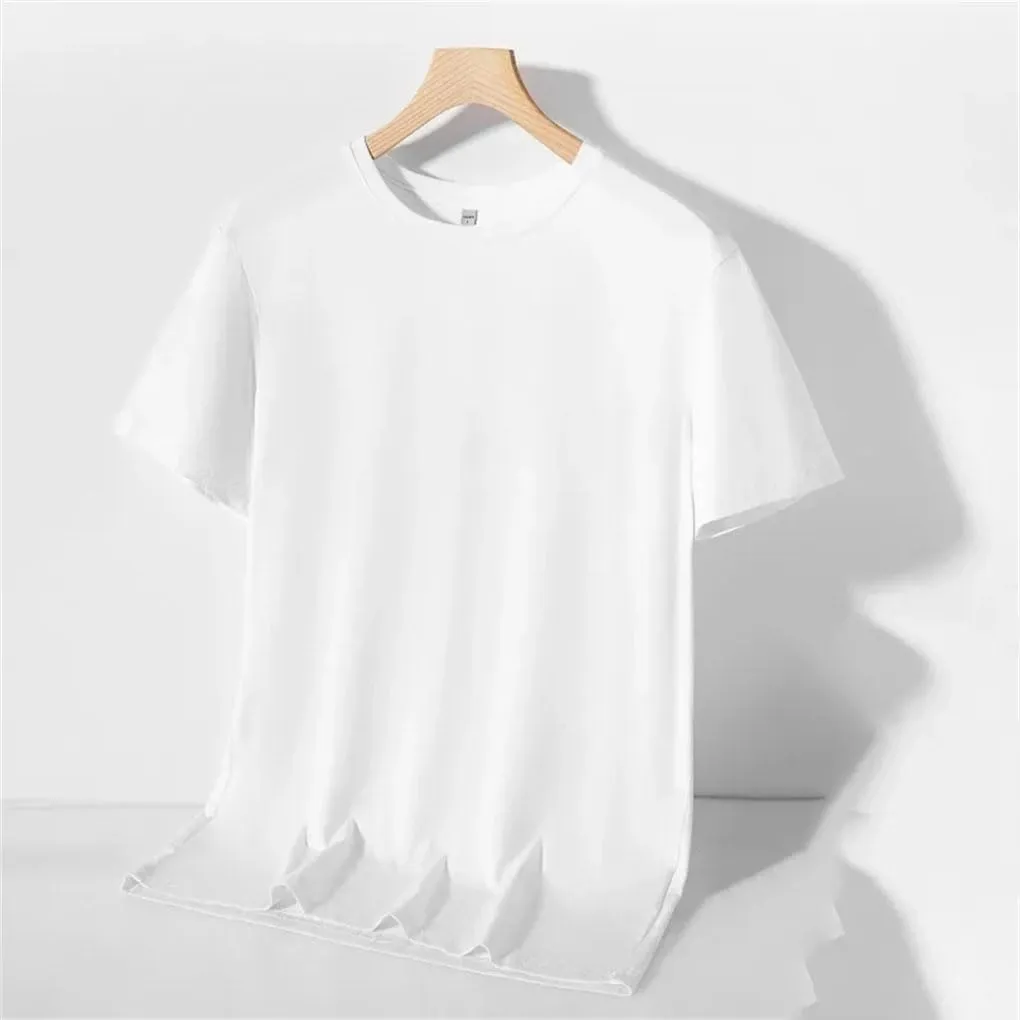 Men's Casual T-Shirt Breathable Quick Dry Slim Fit Mens Thin Solid Color Short Sleeves T Shirts
