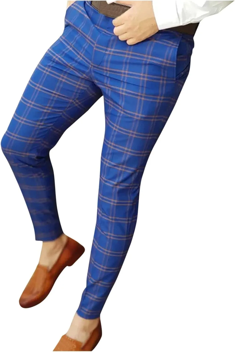 Men's Dress Pants Casual Cotton Pants Summer Casual Pants Men's Breathable Classic Business Casual Wedding Suit