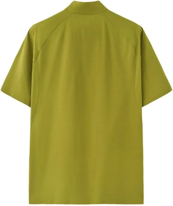 Men's Half-Zip UPF 50  Quick-Dry Workout Shirt | Moisture-Wicking, Breathable, Lightweight Cool-Touch