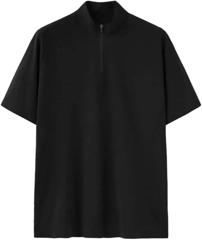 Men's Half-Zip UPF 50  Quick-Dry Workout Shirt | Moisture-Wicking, Breathable, Lightweight Cool-Touch