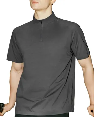 Men's Half-Zip UPF 50  Quick-Dry Workout Shirt | Moisture-Wicking, Breathable, Lightweight Cool-Touch