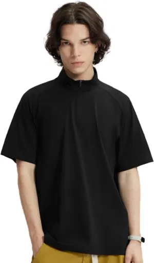 Men's Half-Zip UPF 50  Quick-Dry Workout Shirt | Moisture-Wicking, Breathable, Lightweight Cool-Touch