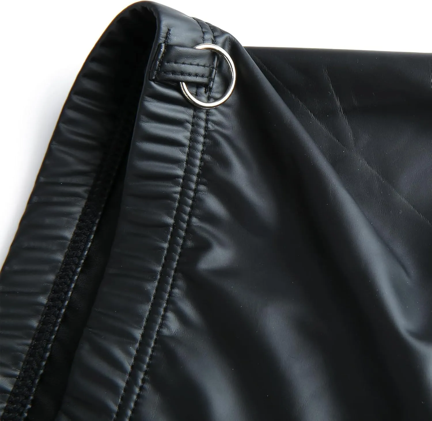 Mens Leather Boxer Briefs with Chain Choker, Sexy Pouch Trunks Underwear Clubwear Hot Pants
